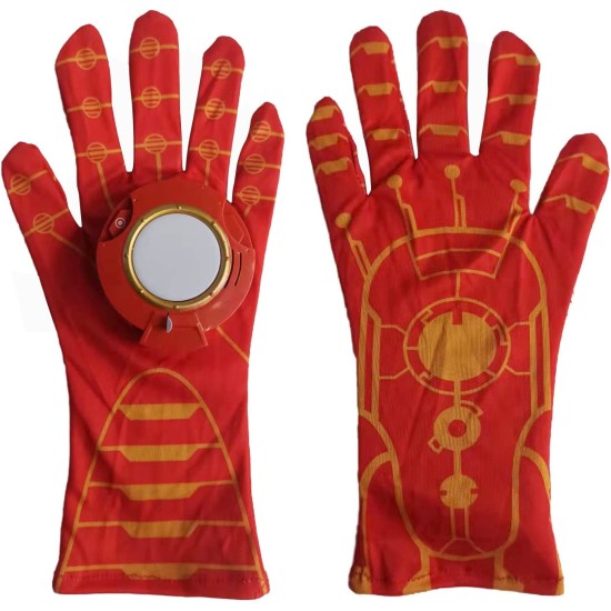 Luvas Homem de Ferro Infantil com Luz