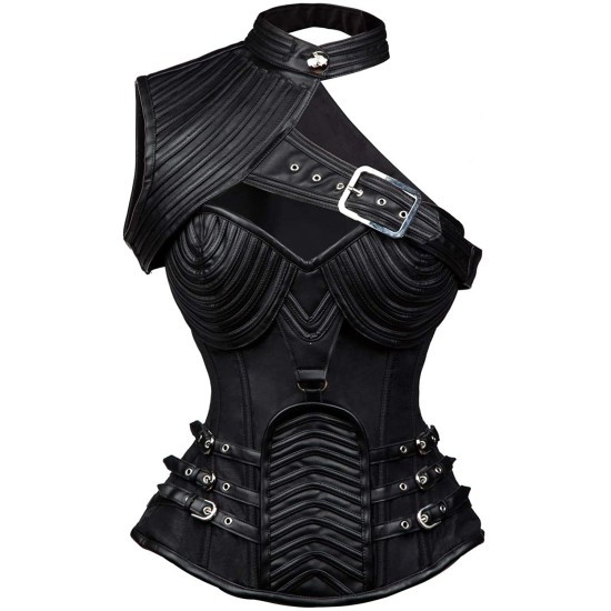 Corsete Um Ombro Mad Max Luxo Mar