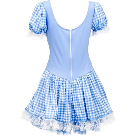 Fantasia Dorothy Mágico de Oz Vestido Clássica Adulto