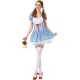 Fantasia Dorothy Mágico de Oz Vestido Clássica Adulto
