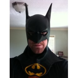 Máscara Adulto Batman Clássica Luxo