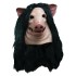 Máscara Adulto Billy de Jogos Mortais Saw Jigsaw Pig Porco Luxo