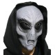 Máscara de Alien Extraterrestre Luxo Cinza