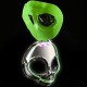 Máscara de Alien Extraterrestre Verde com Luz