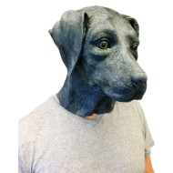 Máscara de Cachorro Labrador Vinil Animal Luxo