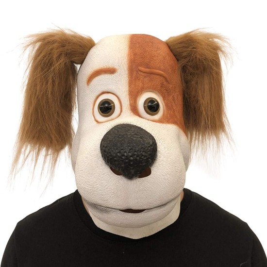 Máscara de Cachorro Latex Luxo