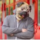Máscara de Cachorro Pug Vinil Animal Luxo