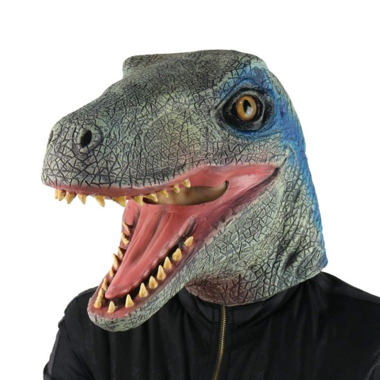 Máscara de Dinossauro Cinza