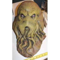 Máscara de Polvo Pirate Davy Jones Latex Luxo