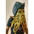 Máscara de Polvo Pirate Davy Jones Luxo Latex