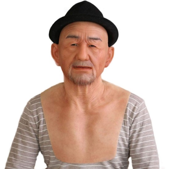 Máscara de Silicone Realista Asian Luxo