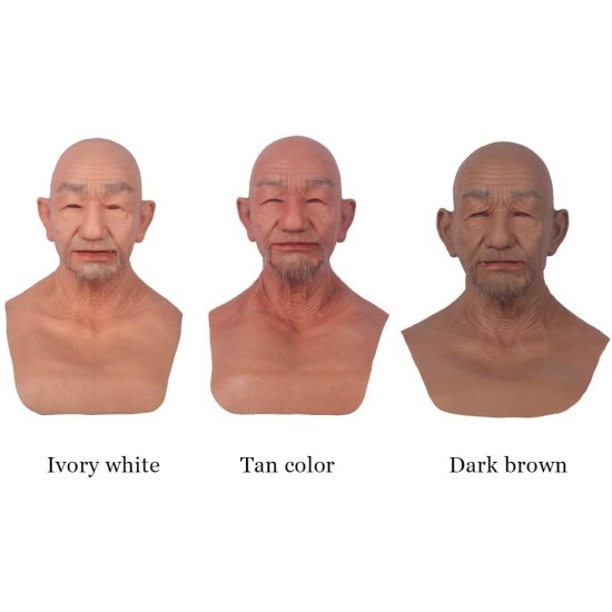 Máscara de Silicone Realista Asian Luxo