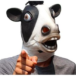 Máscara de Vinil Animal Vaca Rindo