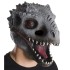 Máscara Jurassic Park O Mundo dos Dinossauros Indomirus TRex Adulto