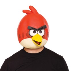 Máscara Latex Angry Birds Pássaro Vermelho