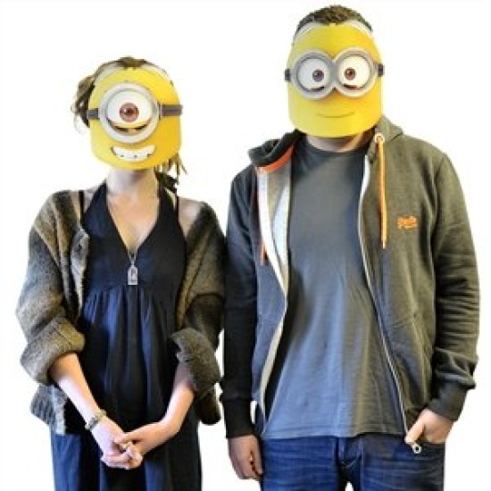 Máscara Minion Stuart do Meu Malvado Favorito