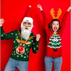 Máscara Papai Noel Adulto