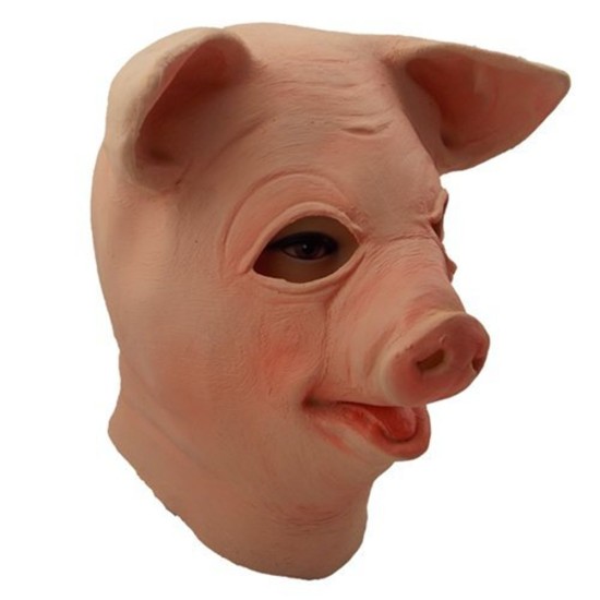 Máscara Porco de Latex