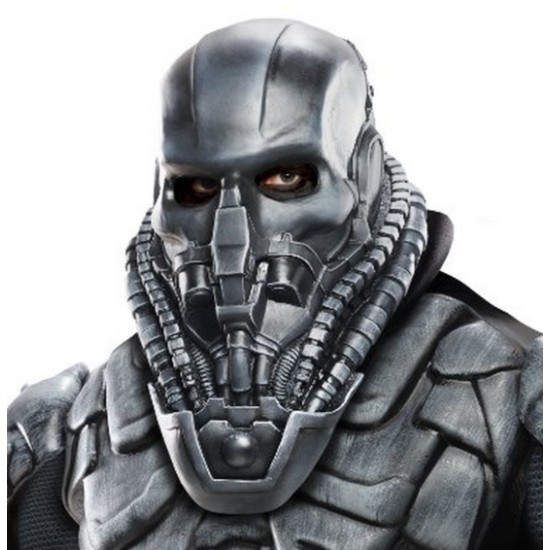Máscara Super Homem de Aço General Zod Luxo