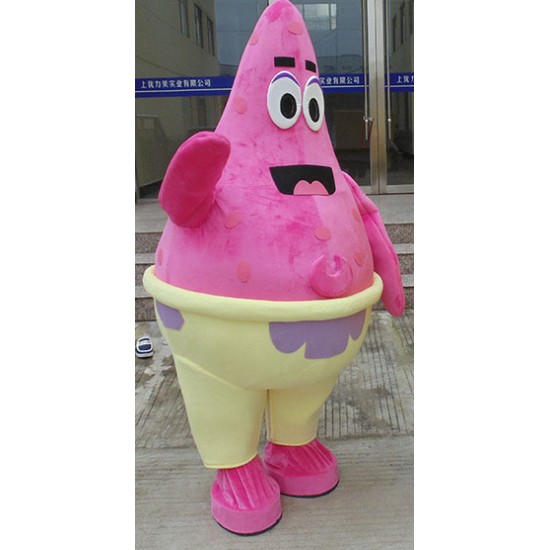 Mascote Patrick do Bob Esponja Adulto