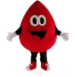 Fantasia Gota de Sangue Doador Luxo Mascote