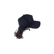 Boné Disfarce Cabelo preto Billy Bob Billy Ray 