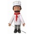 Boneco Fantoche Ventríloquo Chefe de Cozinha Luxo