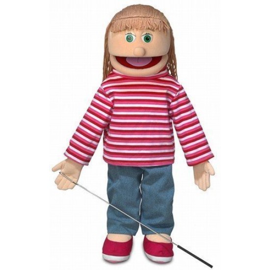 Boneco Fantoche Ventríloquo Jovem Emilia Luxo