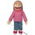 Boneco Fantoche Ventríloquo Jovem Emilia Luxo