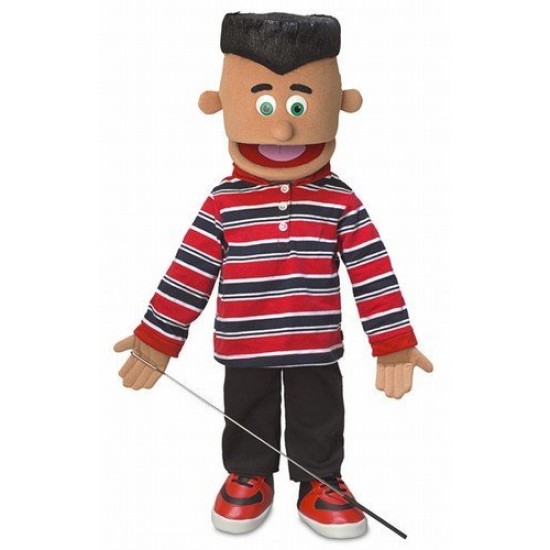 Boneco Fantoche Ventríloquo Jovem Jon Luxo