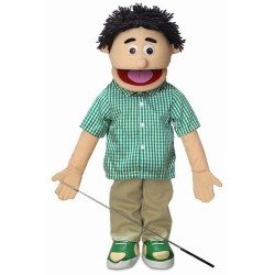 Boneco Fantoche Ventríloquo Jovem Kenny Luxo