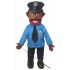 Boneco Fantoche Ventríloquo Policial Bill Luxo