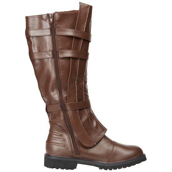 Bota Marrom Adulto Luxo