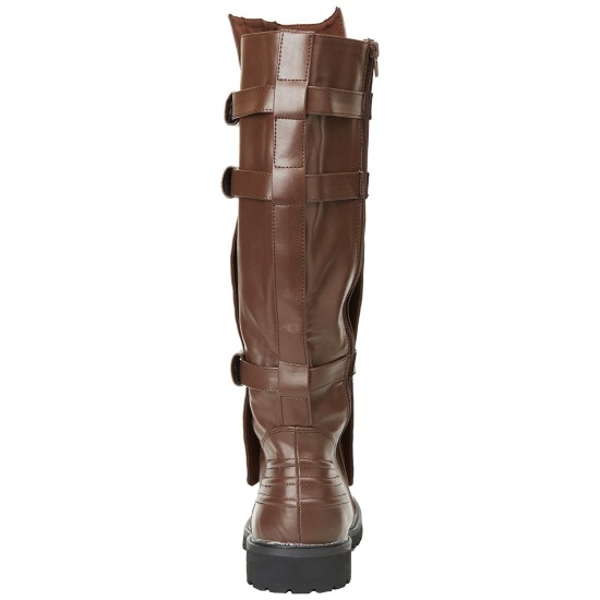 Bota Marrom Adulto Luxo