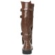 Bota Marrom Adulto Luxo