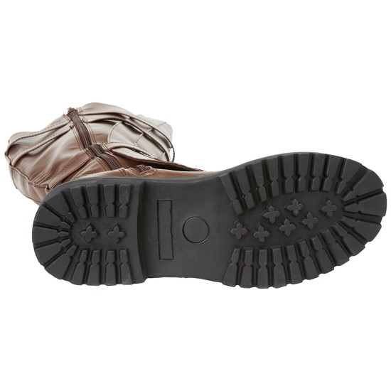 Bota Marrom Adulto Luxo