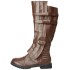 Bota Marrom Adulto Luxo