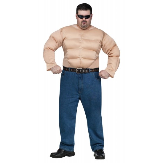 Camiseta Adulto Peito Musculoso