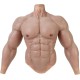 Camiseta Adulto Peito Musculoso Silicone