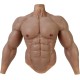 Camiseta Adulto Peito Musculoso Silicone