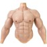 Camiseta Adulto Peito Musculoso Silicone