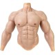 Camiseta Adulto Peito Musculoso Silicone
