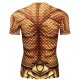 Camiseta Aquaman Adulto Curta