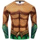 Camiseta Aquaman Adulto Longa