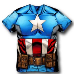 Camiseta do Capitão América Infantil