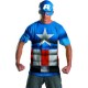 Camiseta e Máscara do Capitão América Os Vingadores