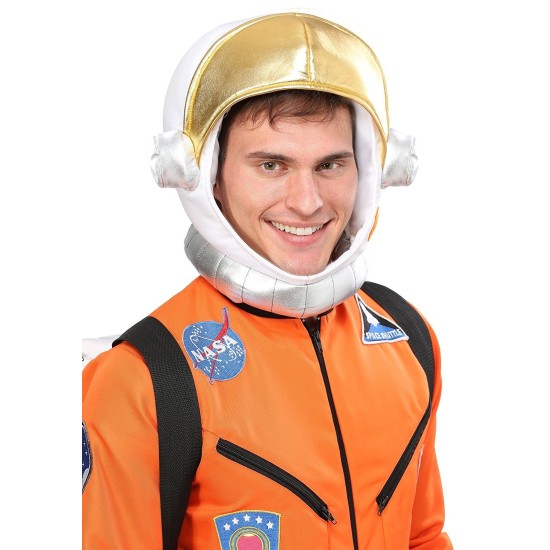 Capacete Astronauta Adulto de Luxo Tecido