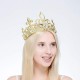 Coroa de Rei ou Rainha Luxo Dourada