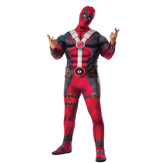 Fantasia Adulto Masculina Deadpool Filme Luxo