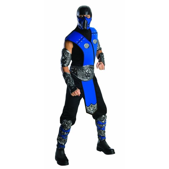 Fantasia Adulto Masculina SubZero Sub-Zero Mortal Kombat